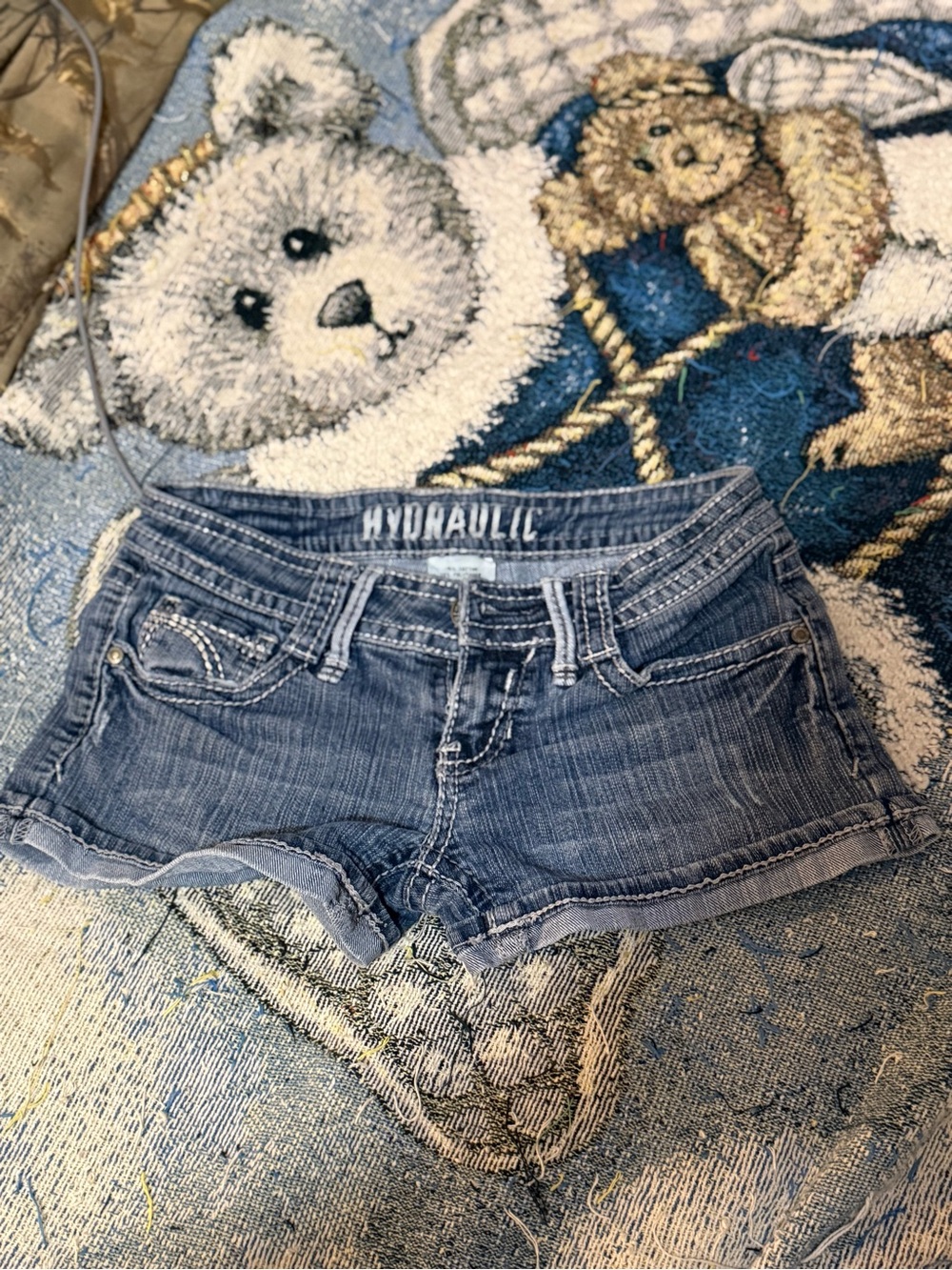 Denim Micro shorts